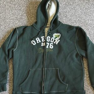 Vintage Oregon Ducks Green Hoodie